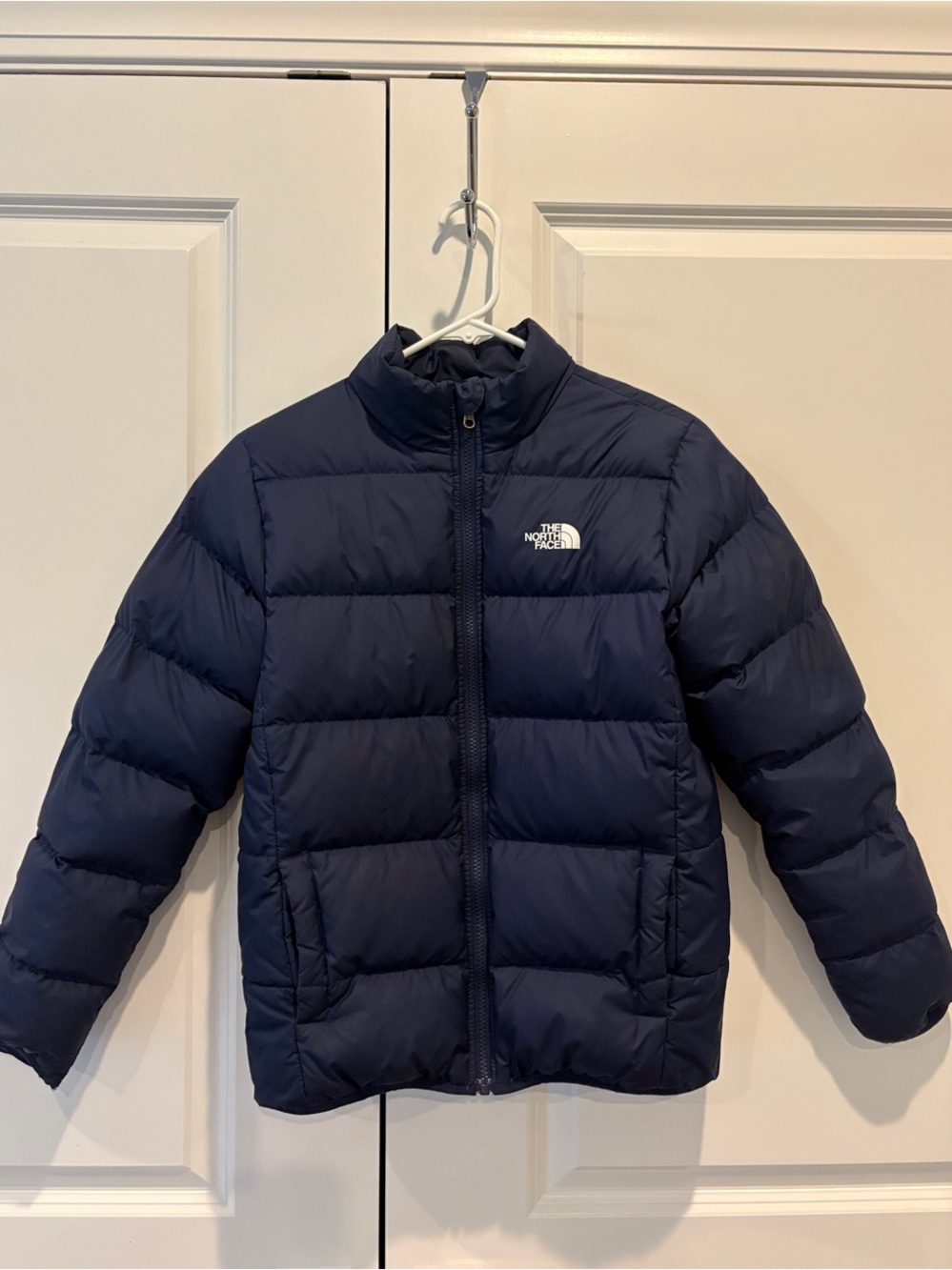 The North Face Navy Boys Puffer Jacket